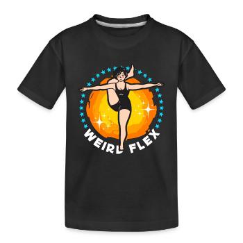 Contorsion Weird Flex Circus Art Contorsionniste - T-shirt bio Premium Enfant - noir - Devant