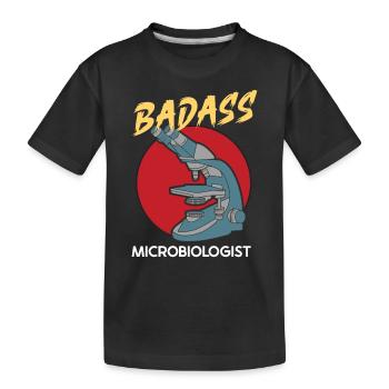 Microbiologiste Microbiologie Microbiologie Staph Biologie - T-shirt bio Premium Enfant - noir - Devant
