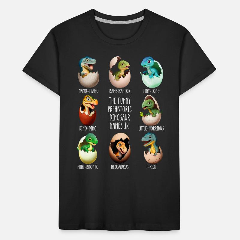 Bébé dinos dans l’œuf T-shirt bio Premium Enfant
