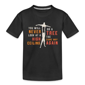 Contorsion que vous ne regarderez jamais cerceau aérien - T-shirt bio Premium Enfant - noir - Devant