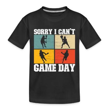 Lacrosse - T-shirt bio Premium Enfant - noir - Devant
