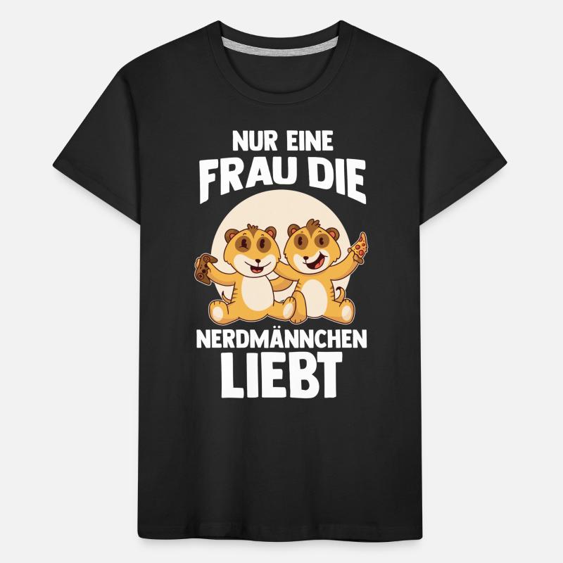 Erdmännchen Nerdmännchen Kinder Premium Bio T-Shirt