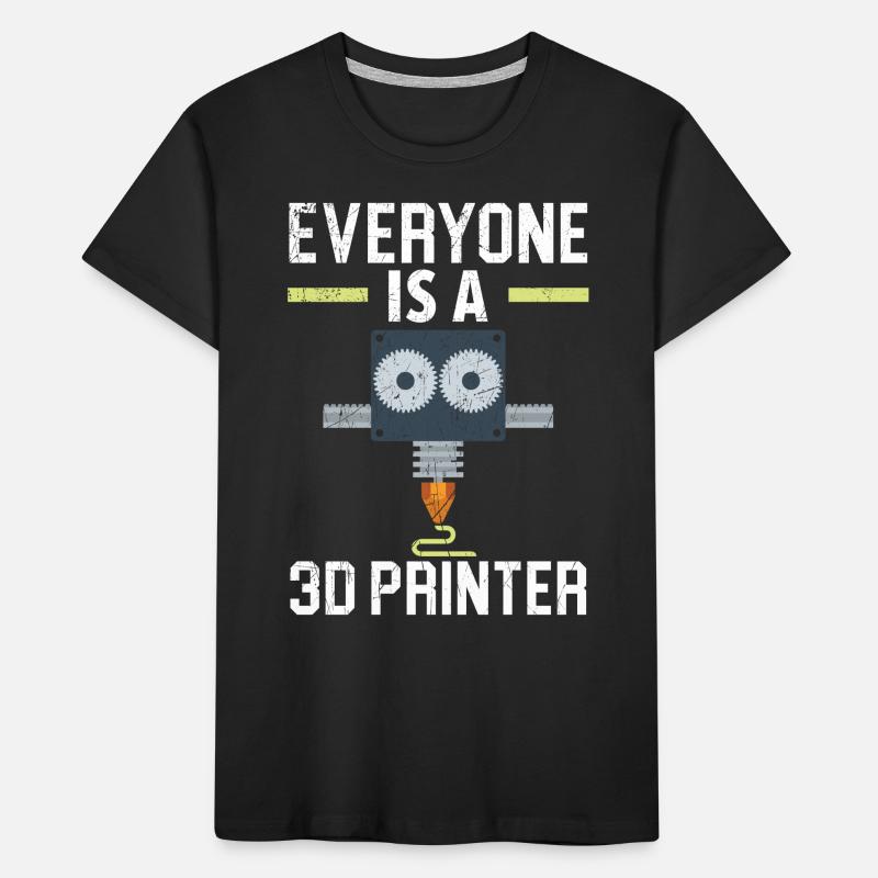 Everyone is a 3D printer, machinist, CNC programmer Kids' Premium Organic T-Shirt