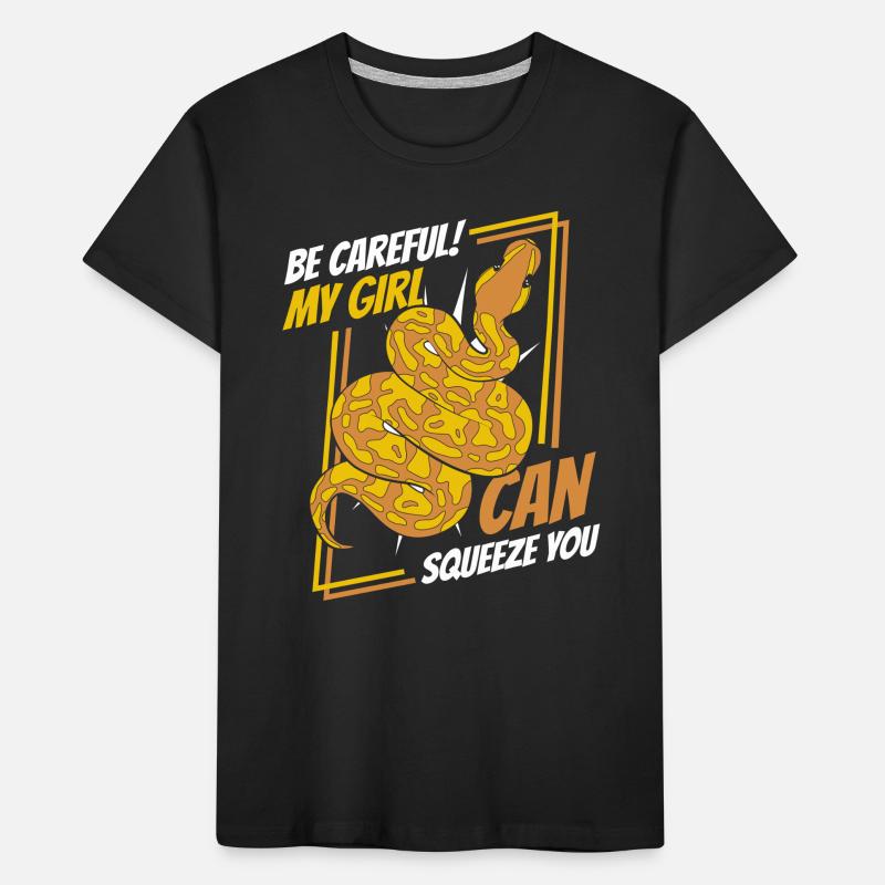 Ma fille peut vous presser Python Snake Banana T-shirt bio Premium Enfant