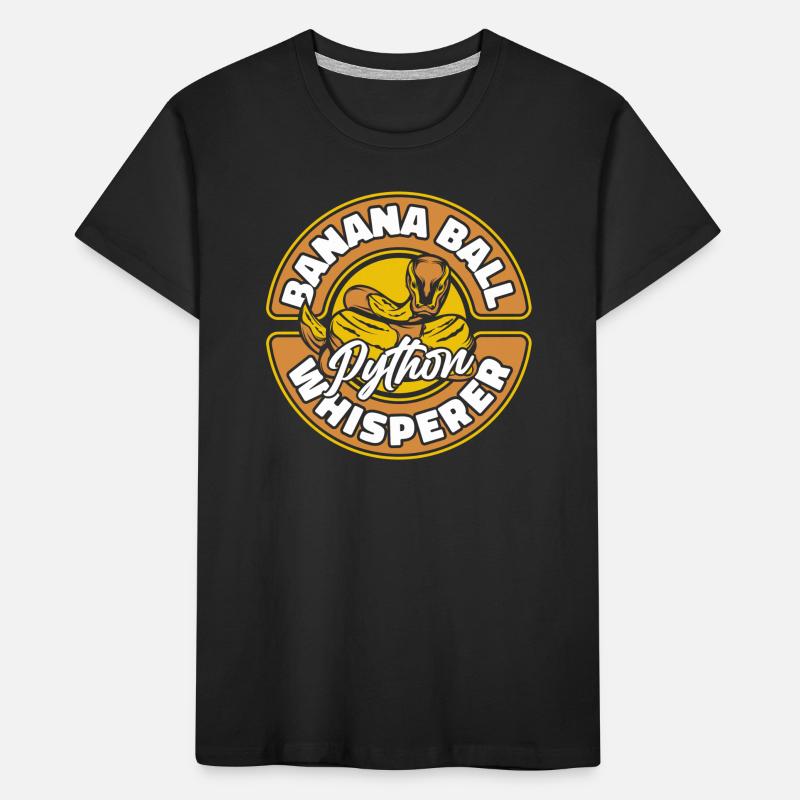 Banana Ball Python Whisperer Python Banana Ball Kids' Premium Organic T-Shirt
