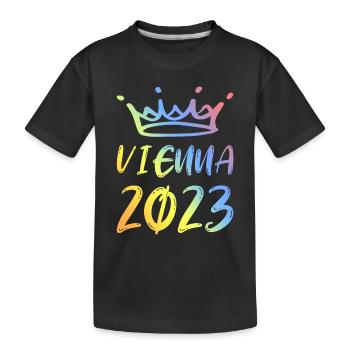 Vienne 2023 Vienne - T-shirt bio Premium Enfant - noir - Devant