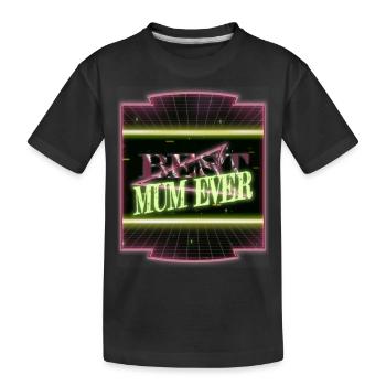 birthday present christmas present - Kinder Premium Bio T-Shirt - Schwarz - Vorne