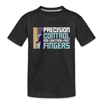 Flipper-design Für Flipper-automaten-spieler - Kinder Premium Bio T-Shirt - Schwarz - Vorne