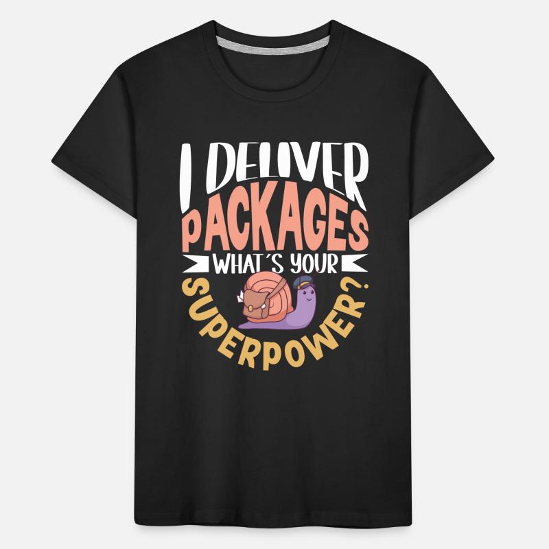 Commis des postes Postlady Postman Post Office T-shirt bio Premium Enfant