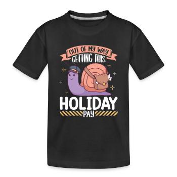 Commis des postes Postlady Postman Post Office - T-shirt bio Premium Enfant - noir - Devant