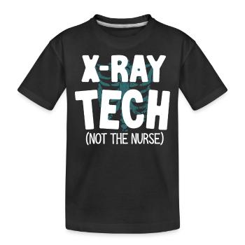 Xray Tech, Xray -Techniker - Kinder Premium Bio T-Shirt - Schwarz - Vorne