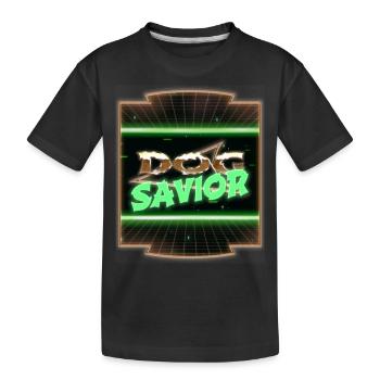 Les droits des animaux protègent contre la cruauté envers les animaux - T-shirt bio Premium Enfant - noir - Devant