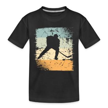 Eishockey Hockey sur glace - T-shirt bio Premium Enfant - noir - Devant