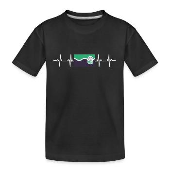 United Kingdom South Yorkshire Flag - Kinder Premium Bio T-Shirt - Schwarz - Vorne