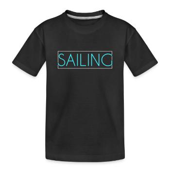 Voile - T-shirt bio Premium Enfant - noir - Devant