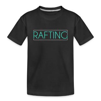 Lettrage de rafting - T-shirt bio Premium Enfant - noir - Devant