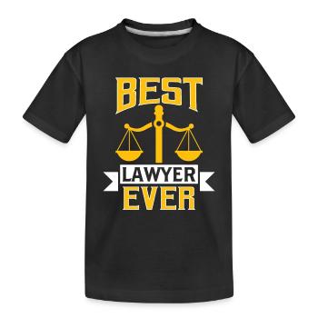 Meilleur avocat de tous les temps Avocat Avocat - T-shirt bio Premium Enfant - noir - Devant