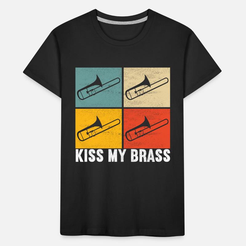 Posaune Trombone Kinder Premium Bio T-Shirt
