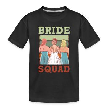 Équipe nuptiale Mariage mariage Fête de la mariée - T-shirt bio Premium Enfant - noir - Devant