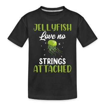 Jellyfish Jellyfish Ocean Sea Creatures Motif - Kids' Premium Organic T-Shirt - black - Front