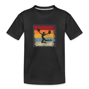 Cheerleading Rétro - T-shirt bio Premium Enfant - noir - Devant