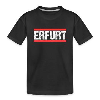Erfurterin Erfurter Erfurt - Kinder Premium Bio T-Shirt - Schwarz - Vorne