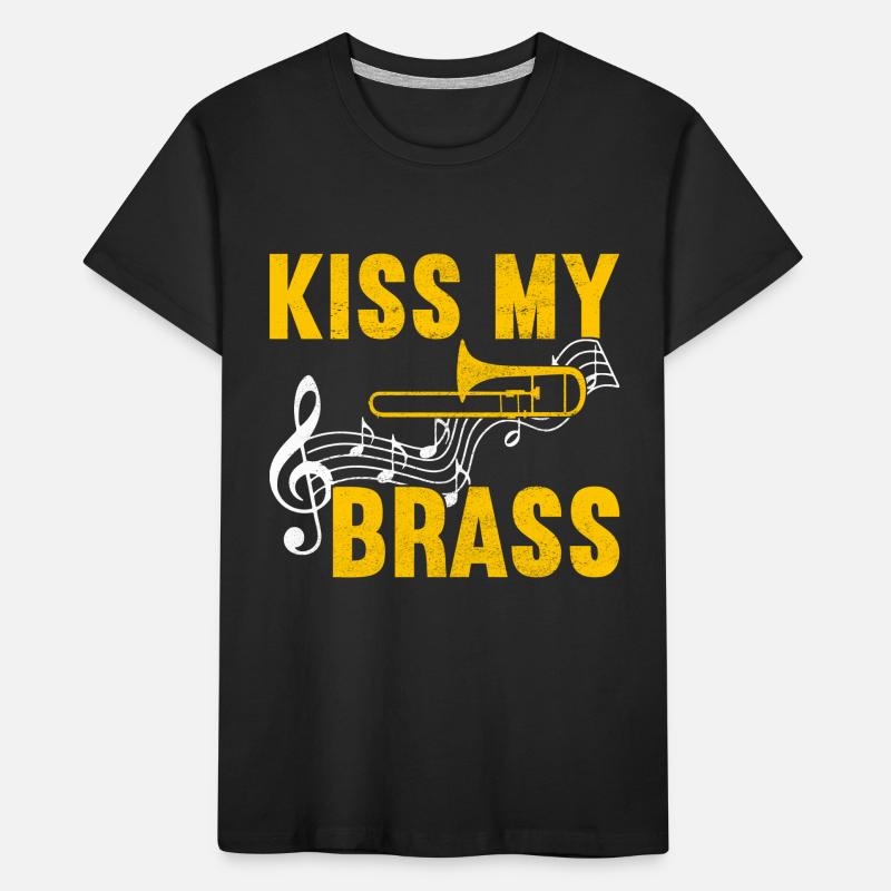 Posaune Trombone Kinder Premium Bio T-Shirt