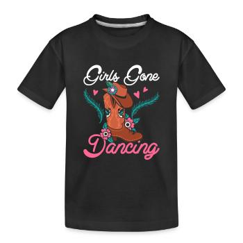 Girls Gone Dancing Line Dance Femme - T-shirt bio Premium Enfant - noir - Devant