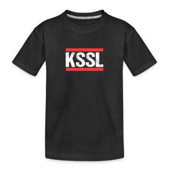 Kasselerin Kasseler Kassel - Kinder Premium Bio T-Shirt - Schwarz - Vorne