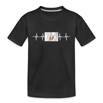 Drapeau mexicain mexicain Colima - T-shirt bio Premium Enfant - noir - Devant