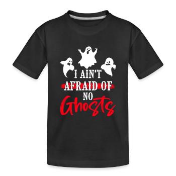 Paranormal Investigator Ghostbusters - Kids' Premium Organic T-Shirt - black - Front