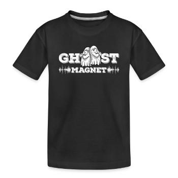 Paranormal Investigator Ghostbusters - Kids' Premium Organic T-Shirt - black - Front
