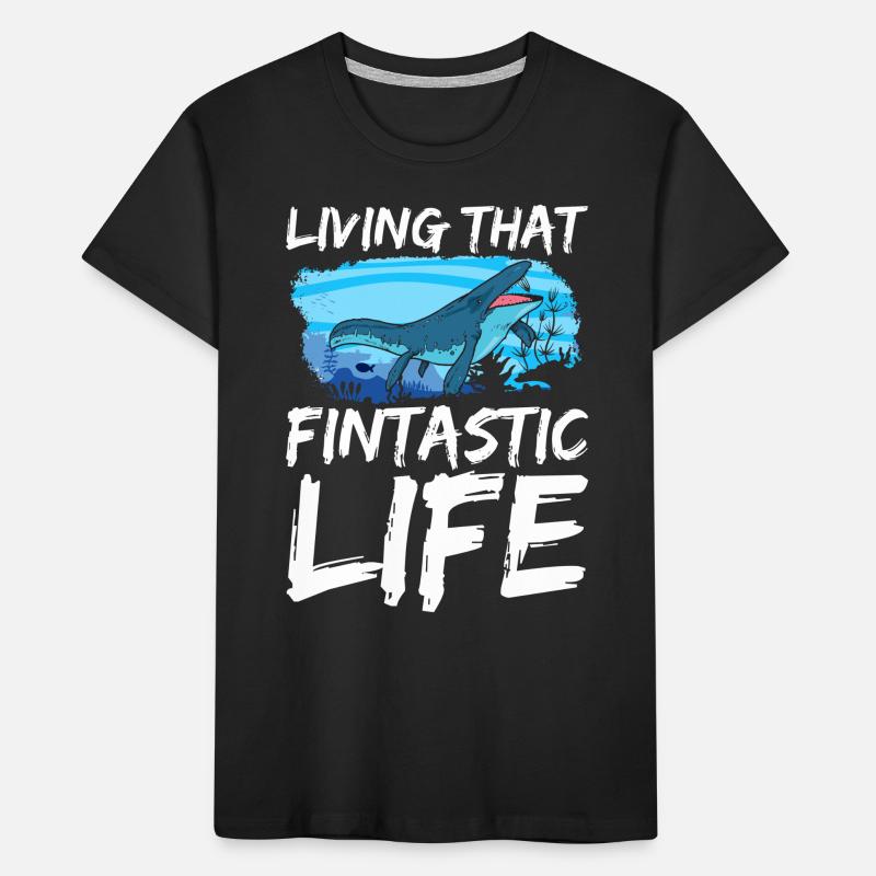 Mosasaurus Dinosaur Kids' Premium Organic T-Shirt