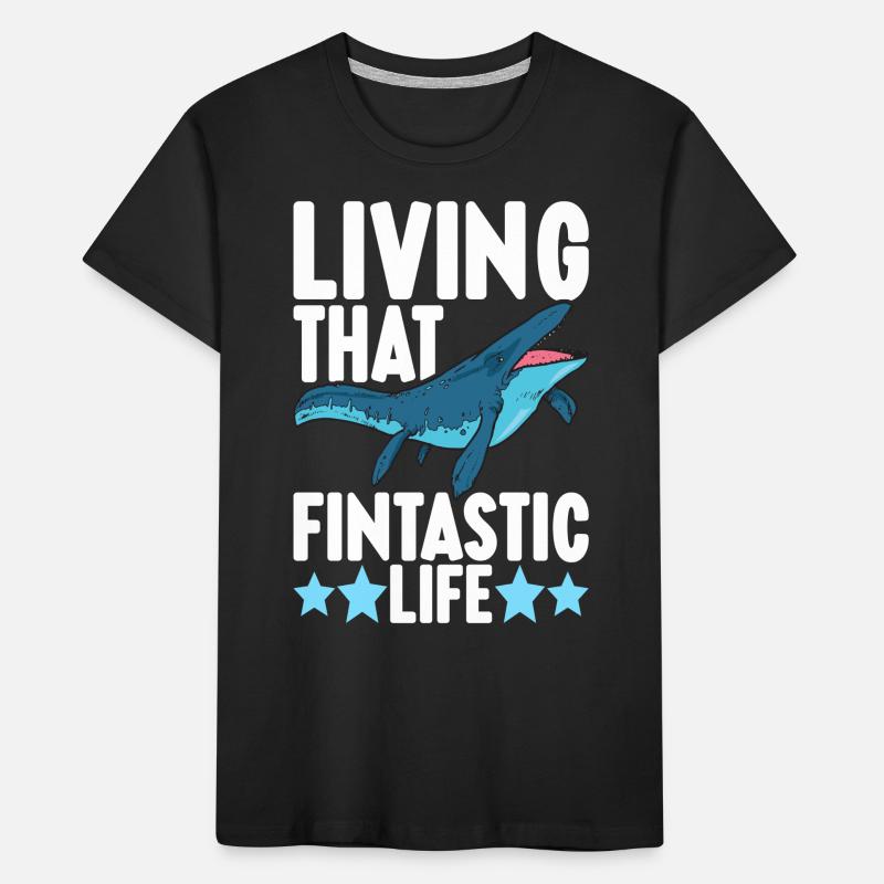 Mosasaurus Dinosaur Kids' Premium Organic T-Shirt