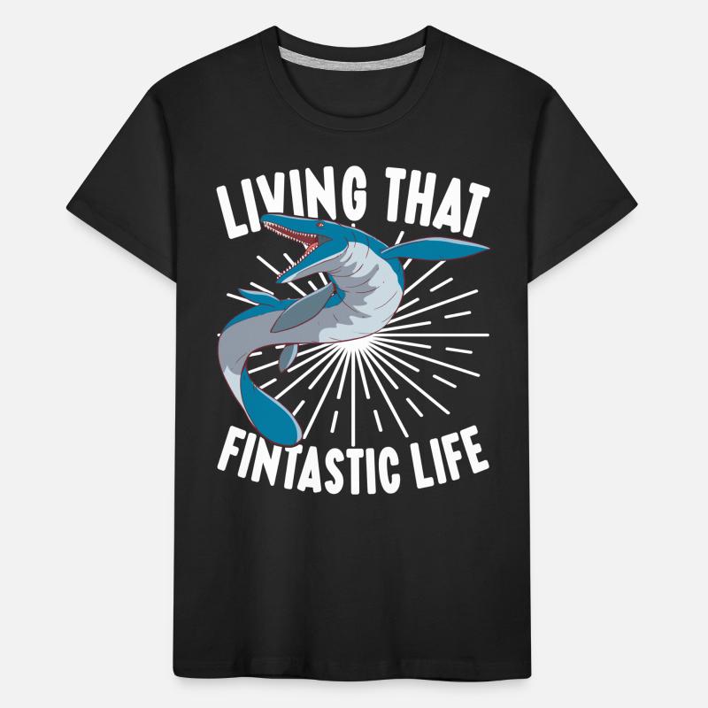 Mosasaurus Dinosaur Kids' Premium Organic T-Shirt