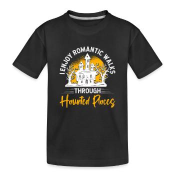 Paranormaler Ermittler Geisterjäger - Kinder Premium Bio T-Shirt - Schwarz - Vorne