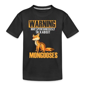 Mangouste mangouste - T-shirt bio Premium Enfant - noir - Devant