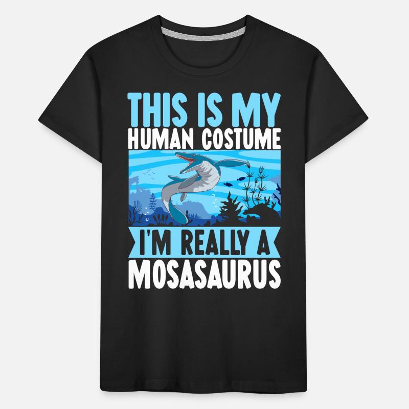 Mosasaurus Dinosaur Kids' Premium Organic T-Shirt