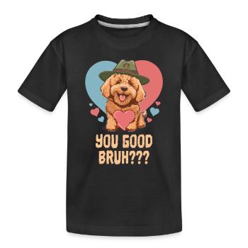 You Good Funny Goldendoodle Dog Dad Doodle Mama - Kinder Premium Bio T-Shirt - Schwarz - Vorne