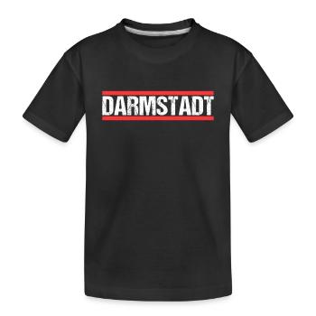 Darmstädterin Darmstädter Darmstadt - Kinder Premium Bio T-Shirt - Schwarz - Vorne