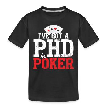 Funny Poker Night Gambling Casino - T-shirt bio Premium Enfant - noir - Devant