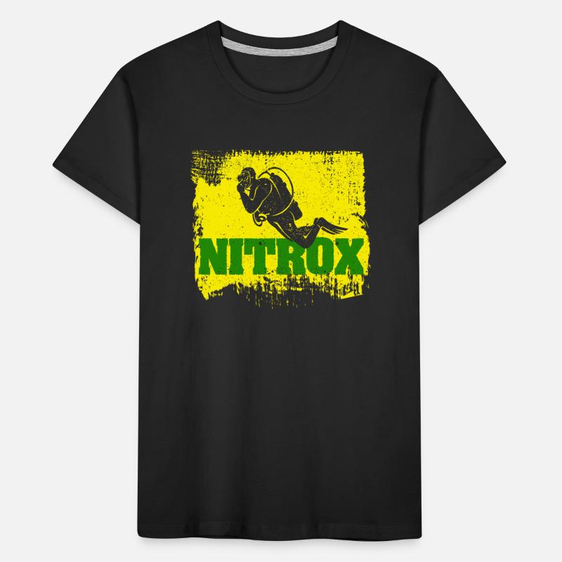 Nitrox Deep Diving Diving Diver Underwater Kids' Premium Organic T-Shirt