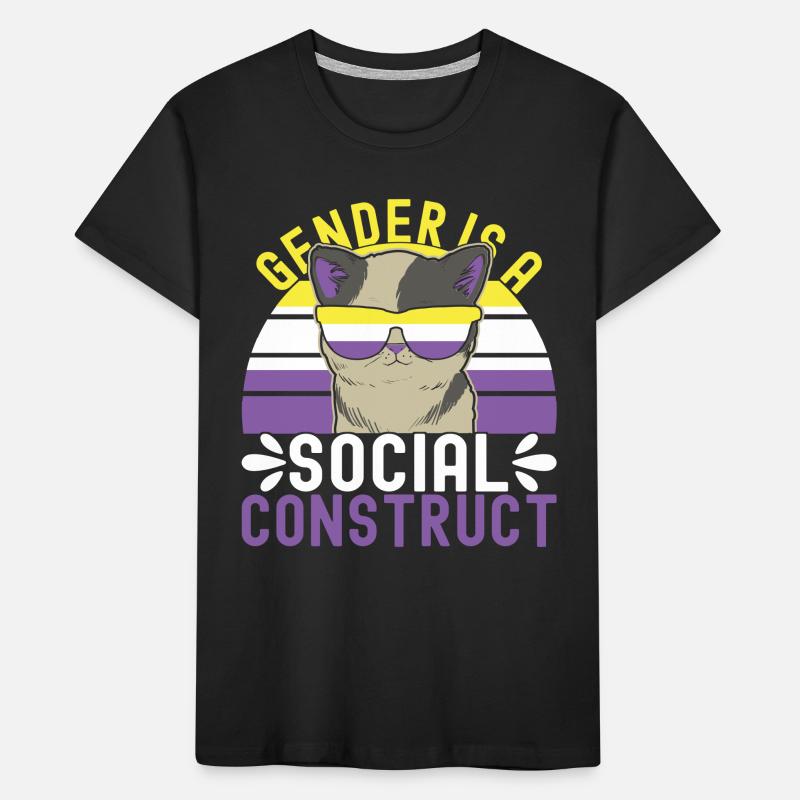 Non Binary Pride Genderqueer Kids' Premium Organic T-Shirt