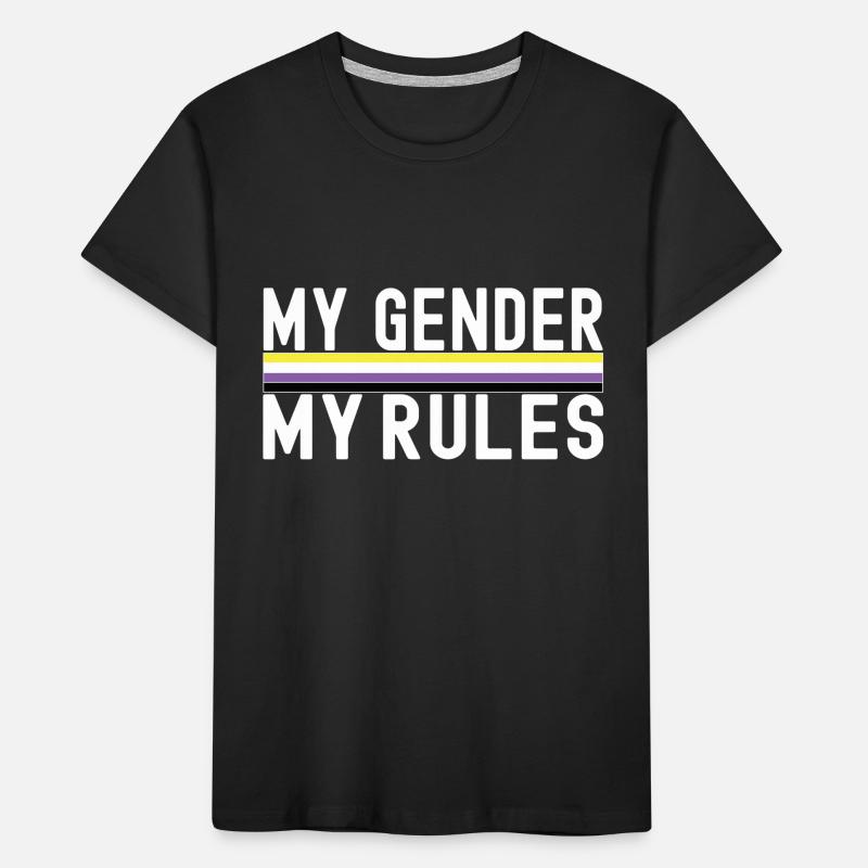 Non Binary Pride Genderqueer Kids' Premium Organic T-Shirt