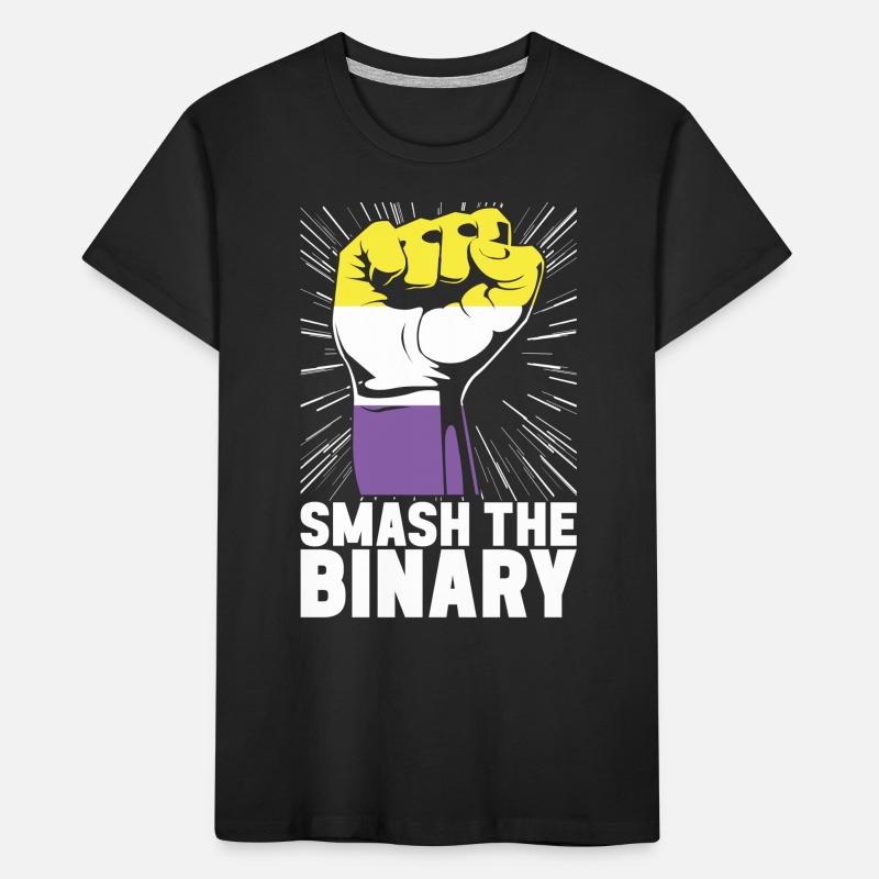Non Binary Pride Genderqueer Kids' Premium Organic T-Shirt