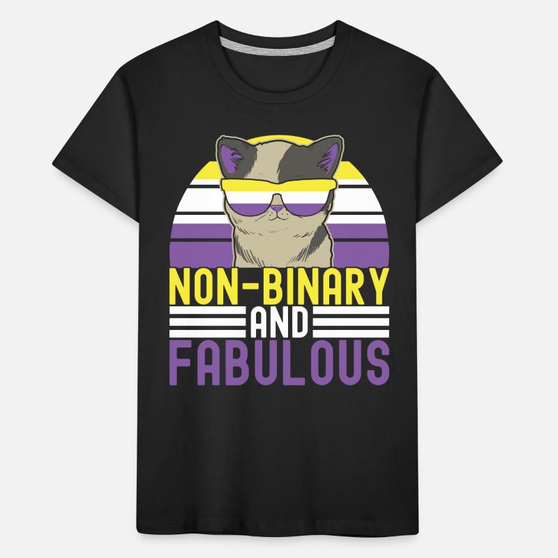 Non Binary Pride Genderqueer Kids' Premium Organic T-Shirt