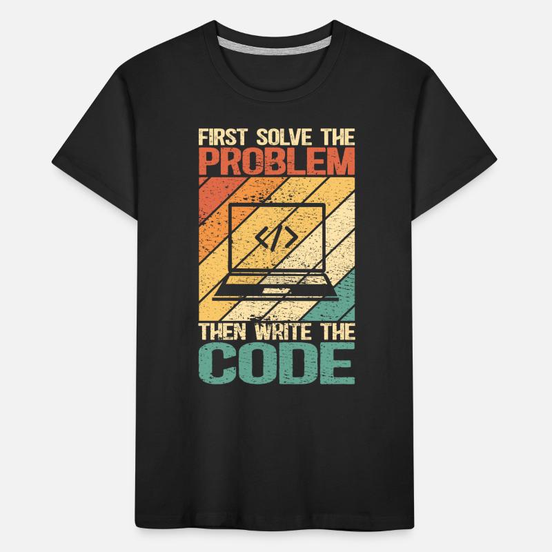 Programmierer Software-Entwickler | programmieren Kinder Premium Bio T-Shirt