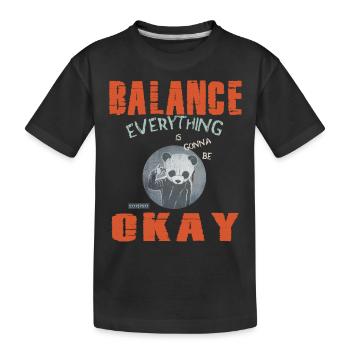 D’accord - T-shirt bio Premium Enfant - noir - Devant