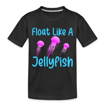 Jellyfish Jellyfish Ocean Sea Life Motif - Kids' Premium Organic T-Shirt - black - Front