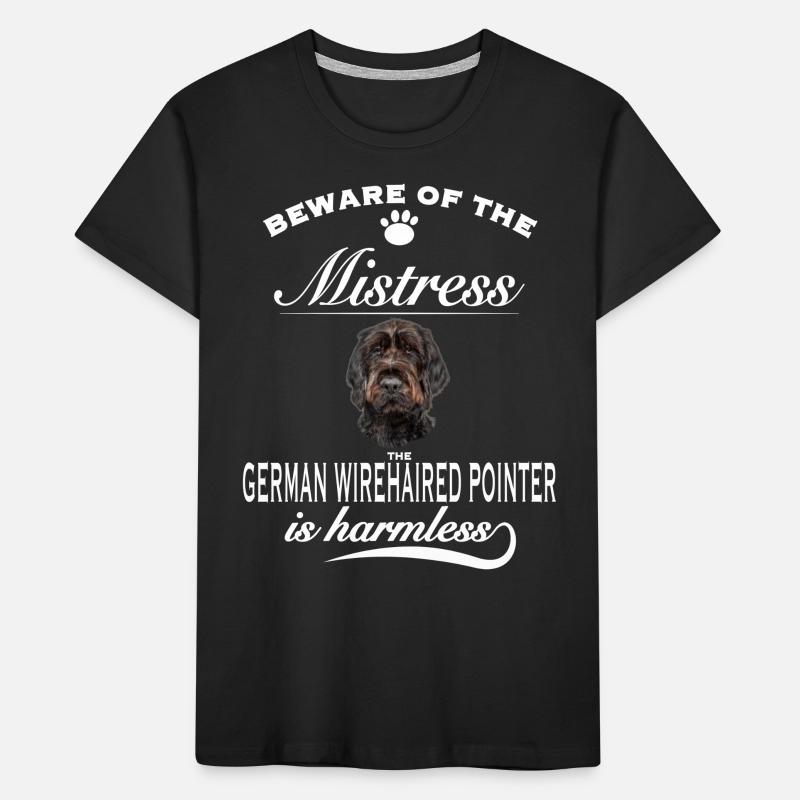 Méfiez-vous de l’inoffensif Wirehaired Pointer T-shirt bio Premium Enfant